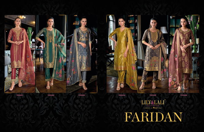 Faridan By Lily And Lali Kurti With Bottom Dupatta Wholesale Shop In Surat
